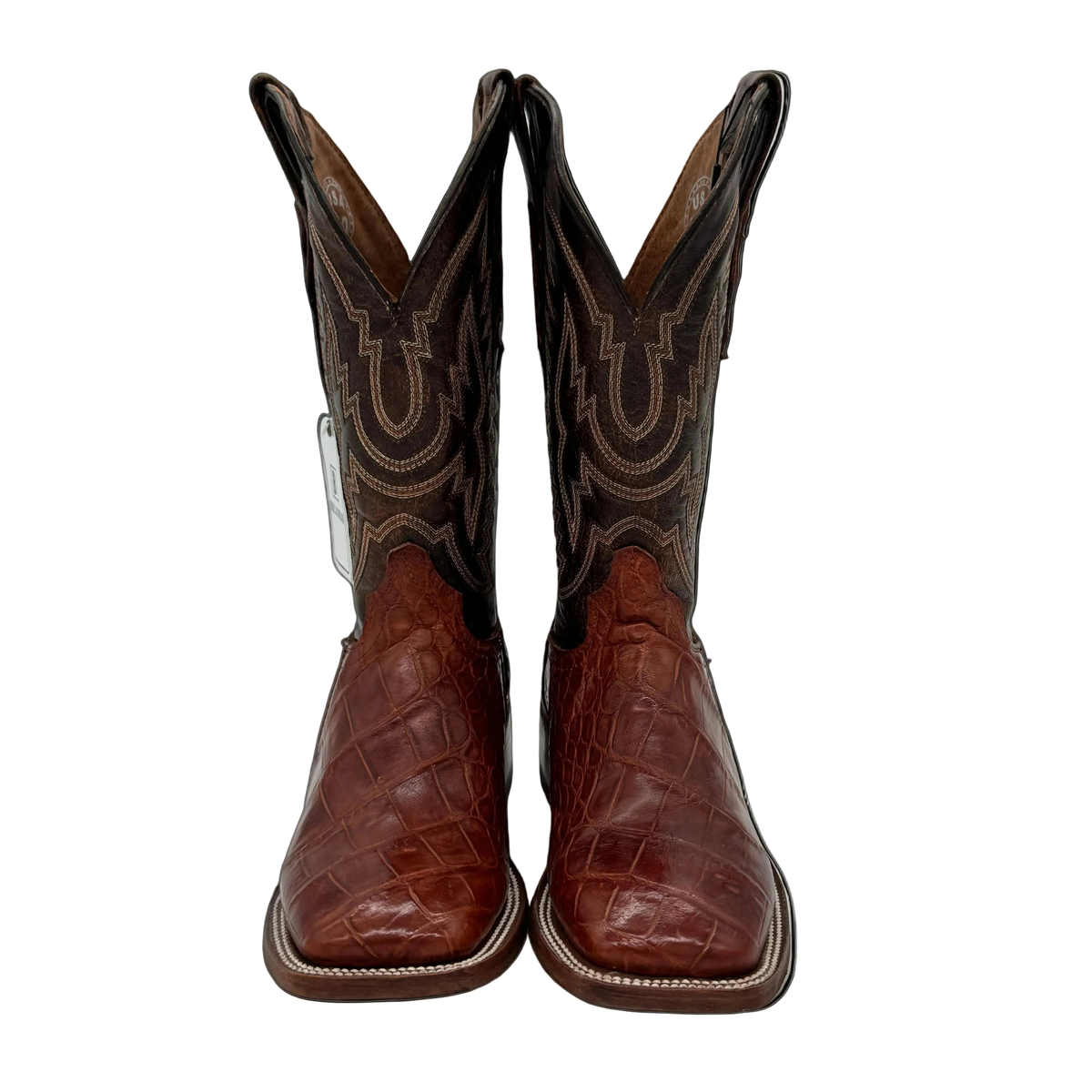 Cognac Gator Boots