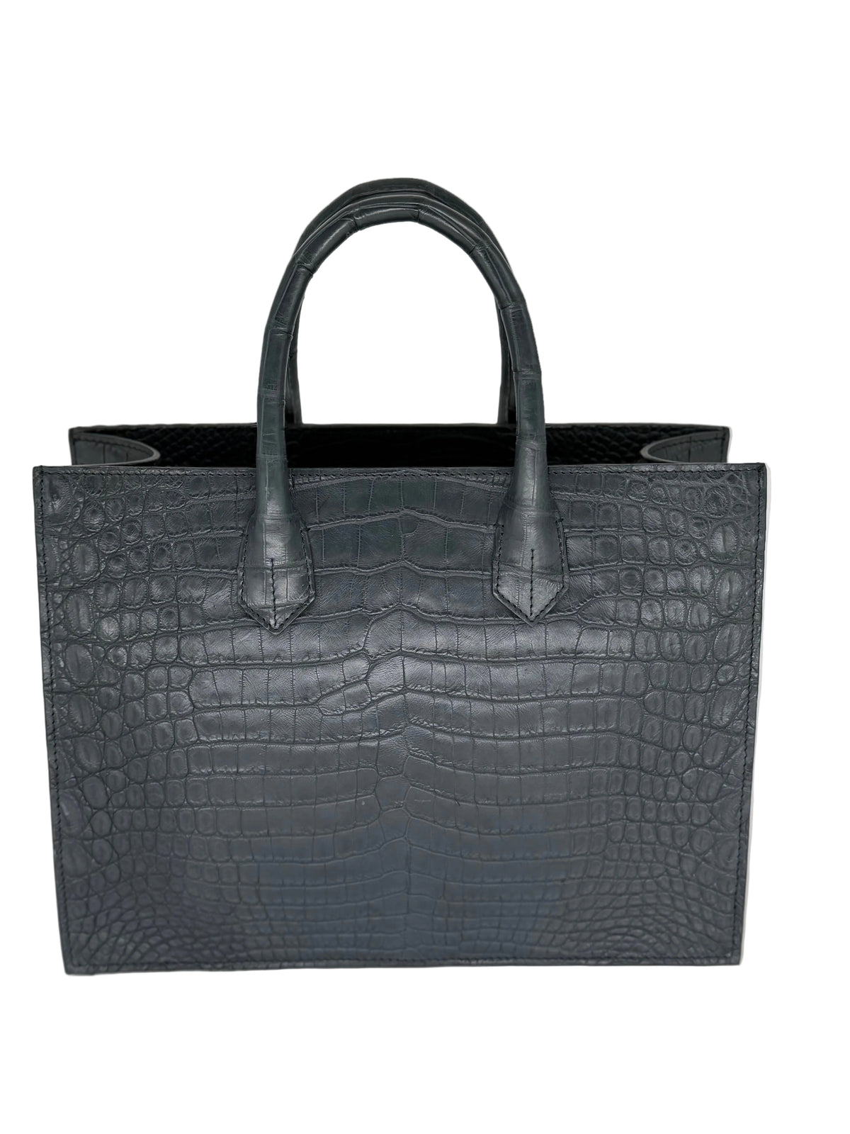 Alligator Market Tote - Navy
