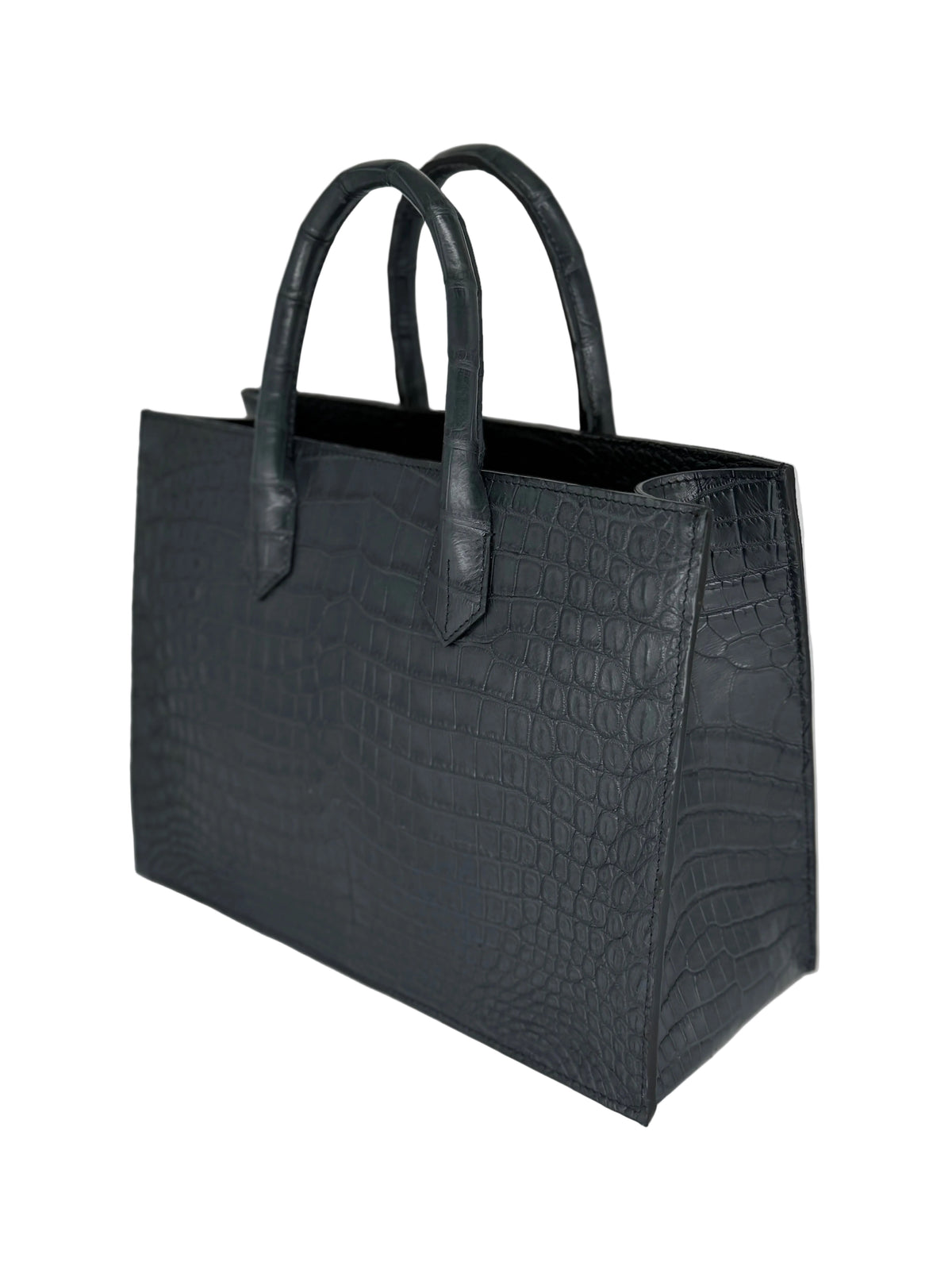 Alligator Market Tote - Navy