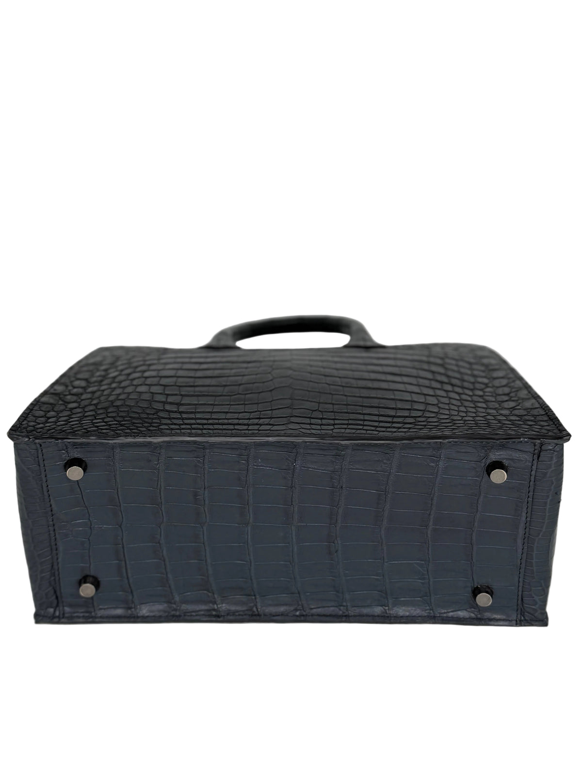 Alligator Market Tote - Navy