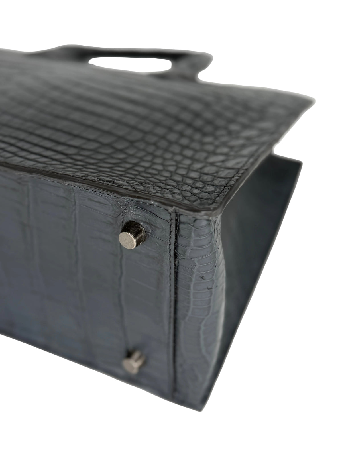 Alligator Market Tote - Navy