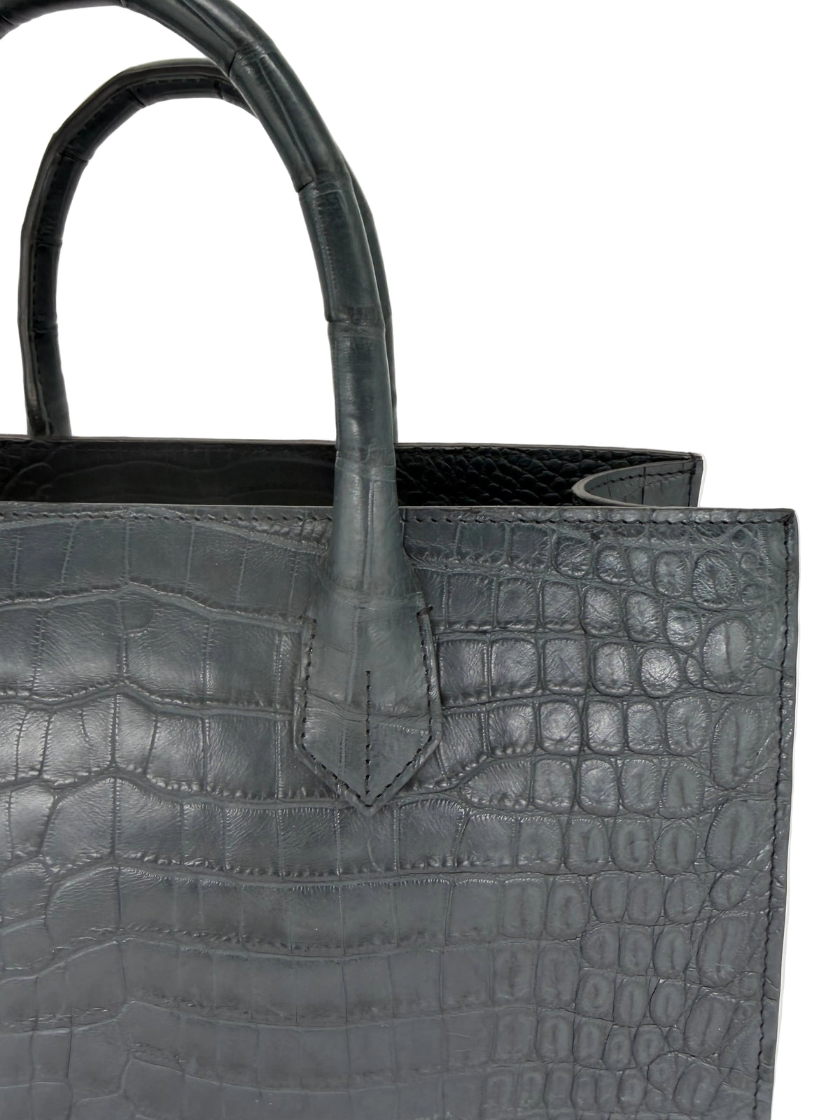 Alligator Market Tote - Navy