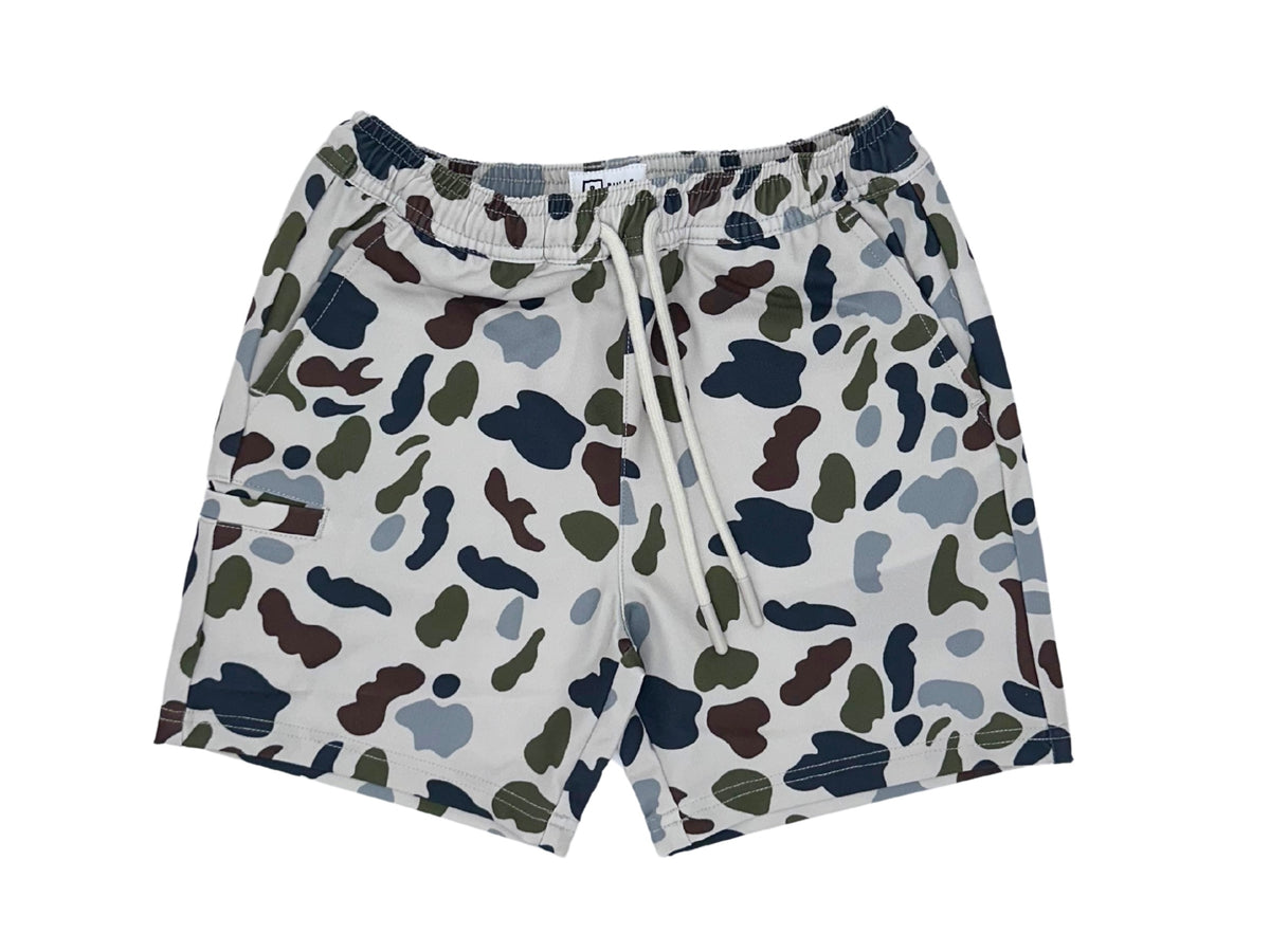 Youth Performance Retro Camo Shorts
