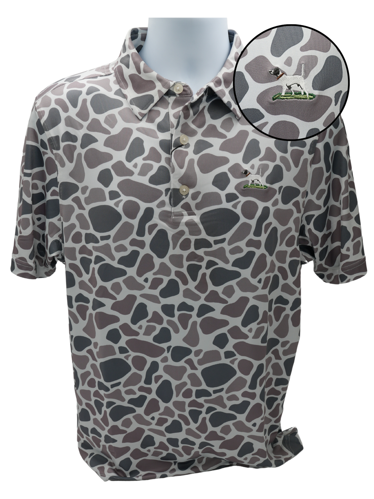 Men’s Stone Camo Polo