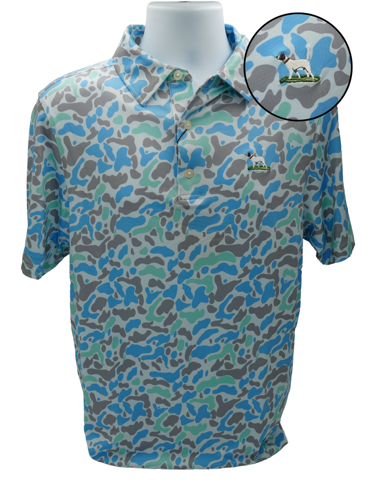 Youth Coastal Camo Polo