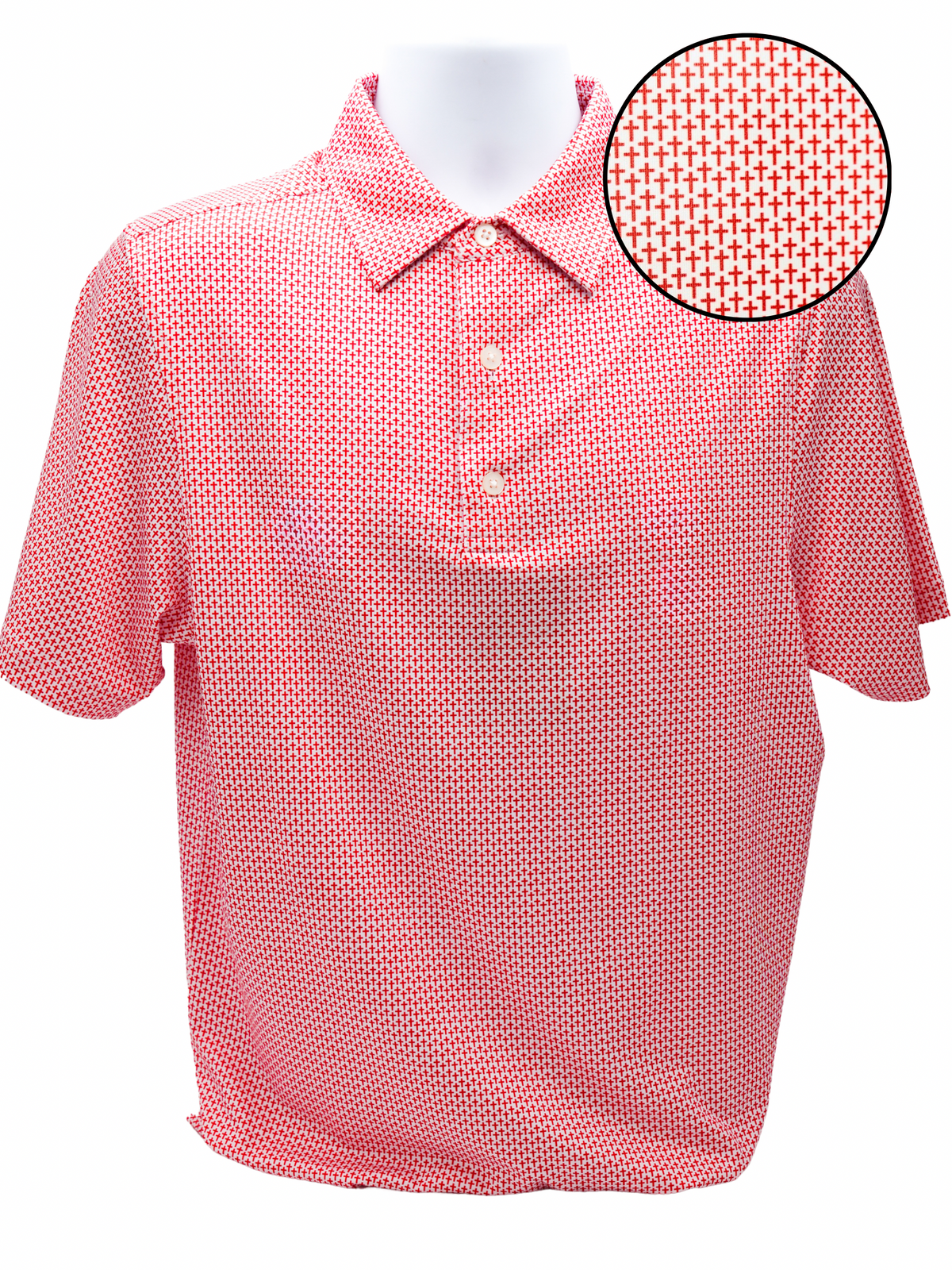 Men’s Red Cross Polo