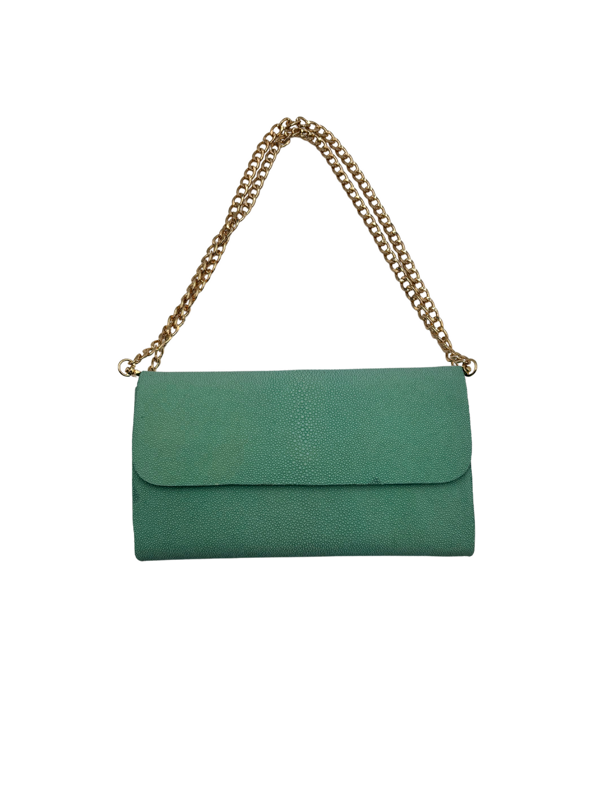 Bull &amp; Briar The &quot;Brianna&quot; Medium Size Chain Clutch in Stingray