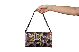 The "Brianna" Python Clutch
