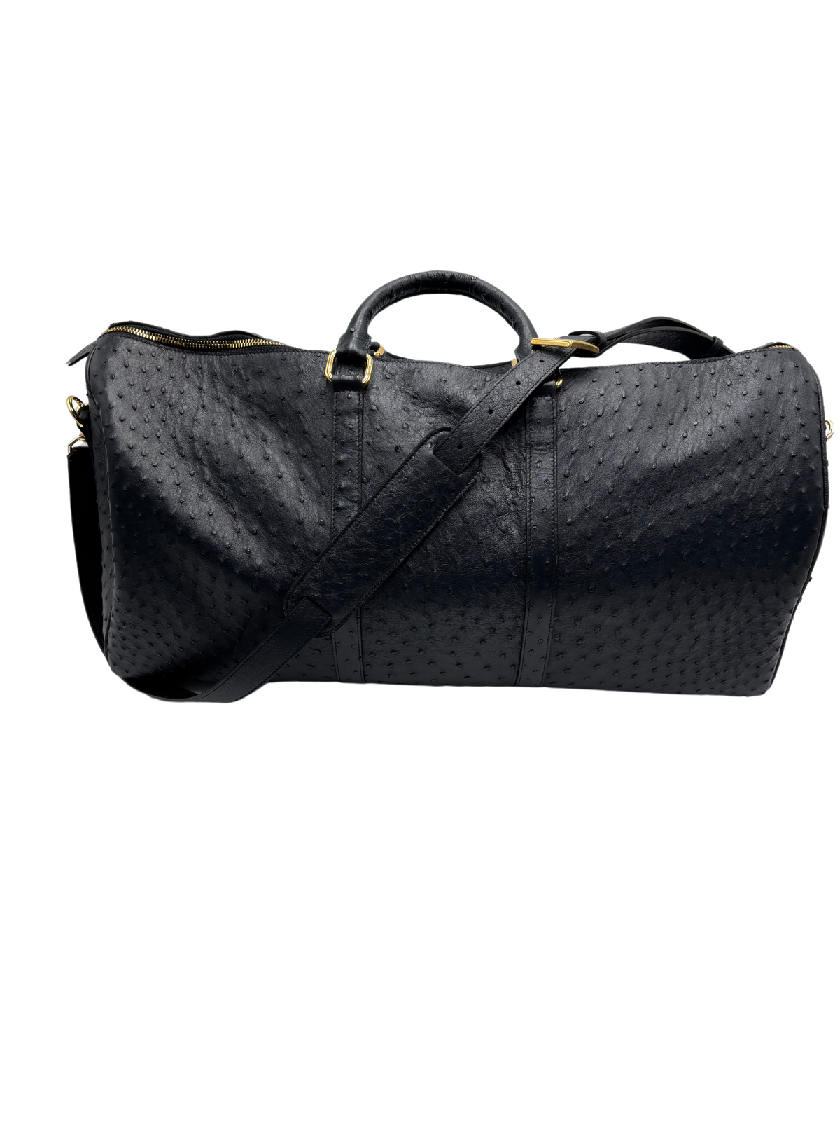 Bull &amp; Briar-The &quot;Jane&quot; Ostrich Duffle Bag