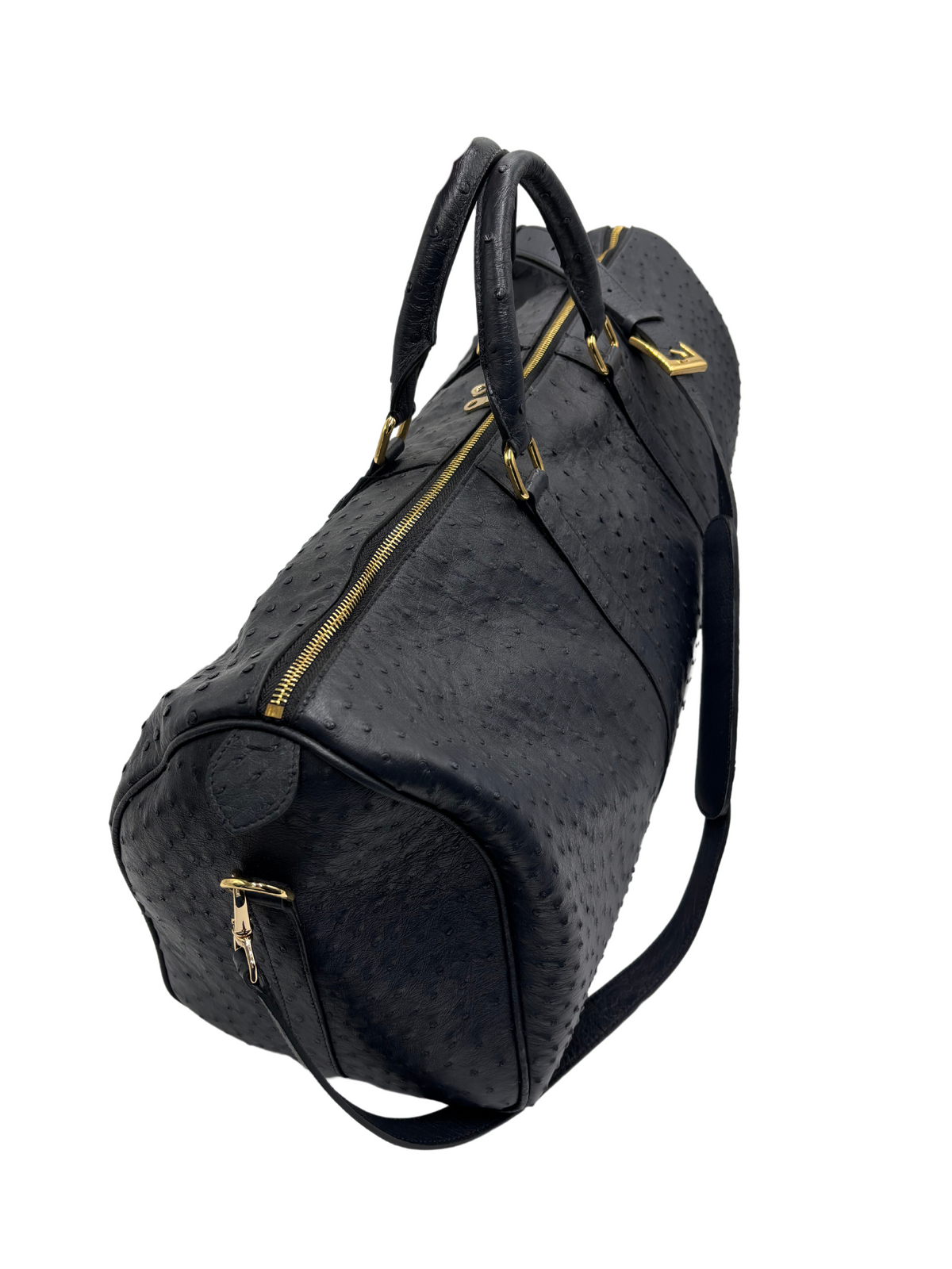Bull &amp; Briar-The &quot;Jane&quot; Ostrich Duffle Bag