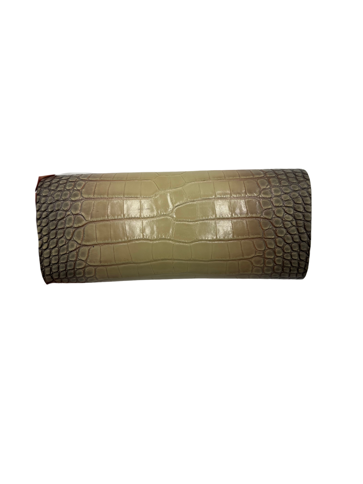 Bull &amp; Briar The &quot;Stacey&quot; Genuine Alligator Clutch in Bone