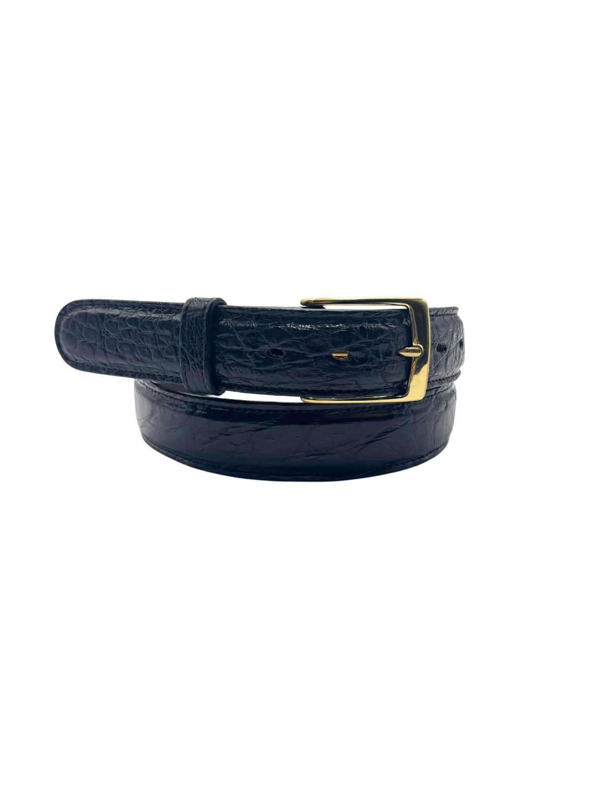 Bull &amp; Briar-1&quot; 3/8 Genuine Black Alligator Belt