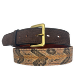 1 1/2" Timber Rattlesnake with Genuine Hippo Tips