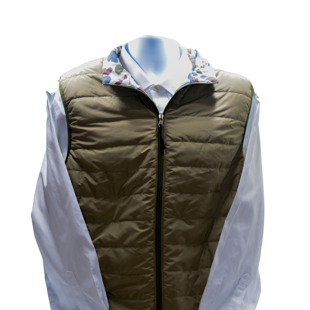 Bull and Briar Reversible Private Label Retro Camo Vest