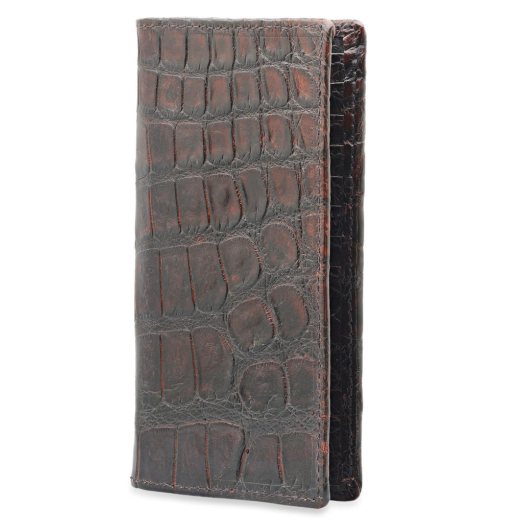 Genuine Tegu Lizard Checkbook Rodeo Wallet - Handmade In Amish Workshop - View #4